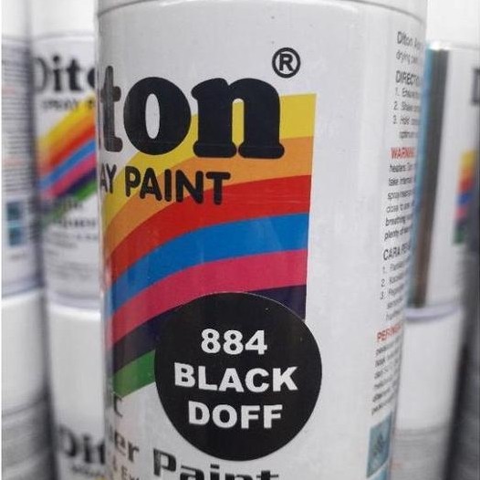 jumalifast - pilok pilox diton hitam doff dop dof hitam metalik hi temp tahan panas grey abu putih p