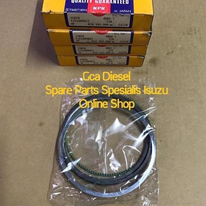 Ring seher piston ring isuzu 4BD1 4BD1T 4BC 4BC2 Jepang