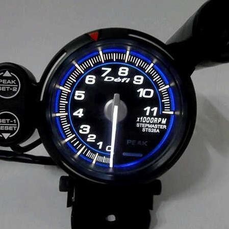 Tachometer Defi C2 + Shiftlight ( Blue - Pink )