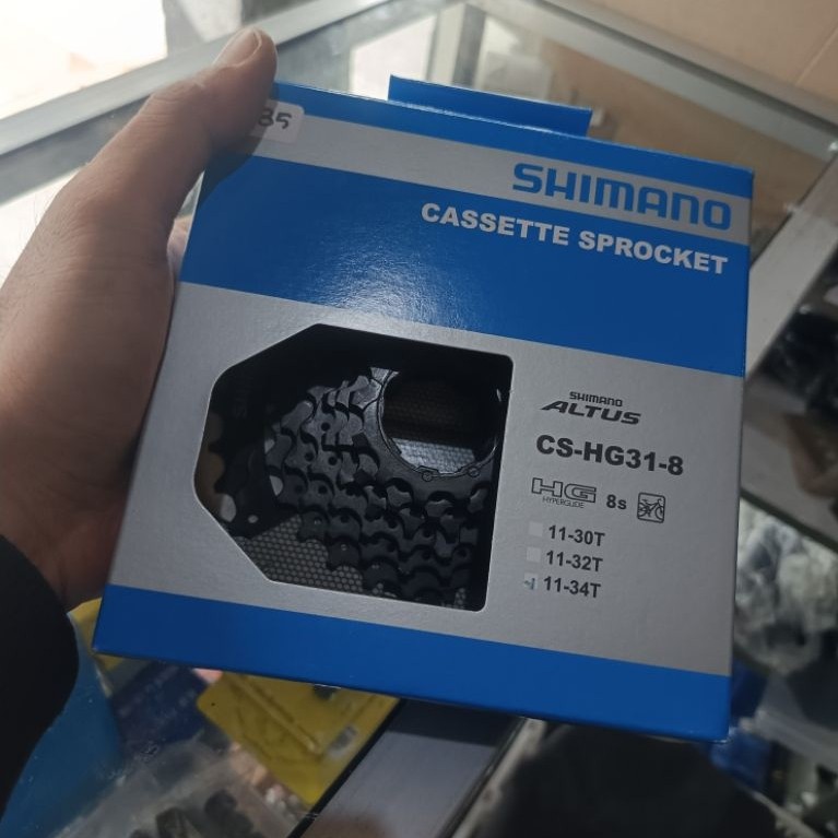 SPROKET SHIMANO CS-HG31 8SPEED BLACK OXO 7 SPEED 11-36T CHROME