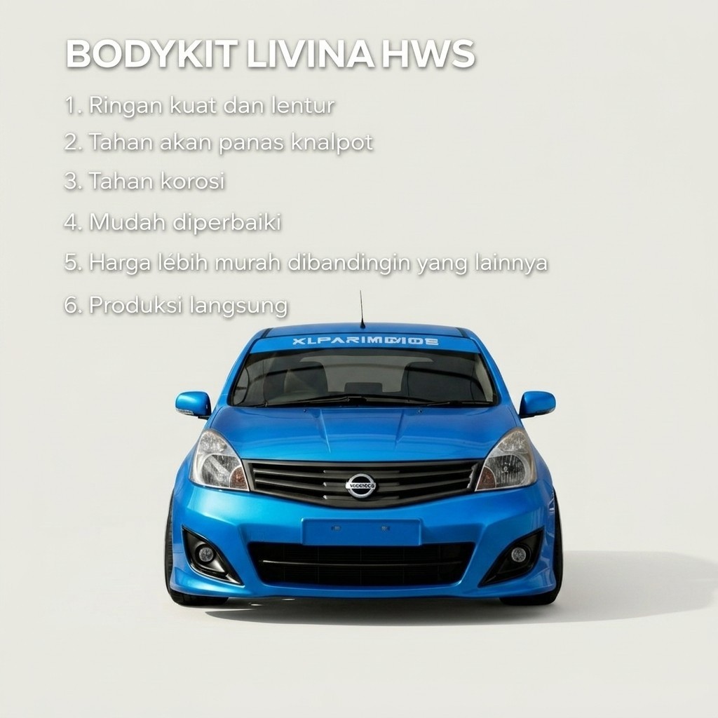 BODY KIT BODYKIT Bumper nissan grand livina HWS  2007-12  body kit LIVINA BODY KIT LIVINA