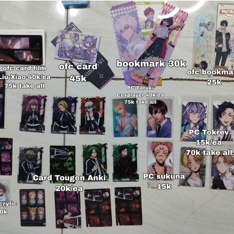 LinkClick, TougenAnki, Tokrev, Taruki Cosplayer Card