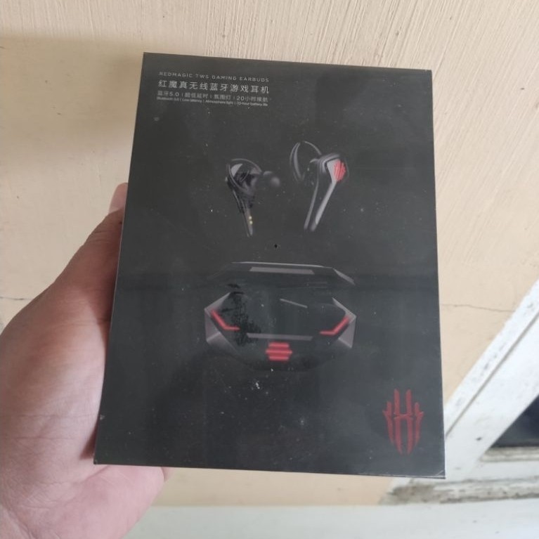 Baru Segel Nubia RedMagic Cyberpods TWS Gaming Earbuds