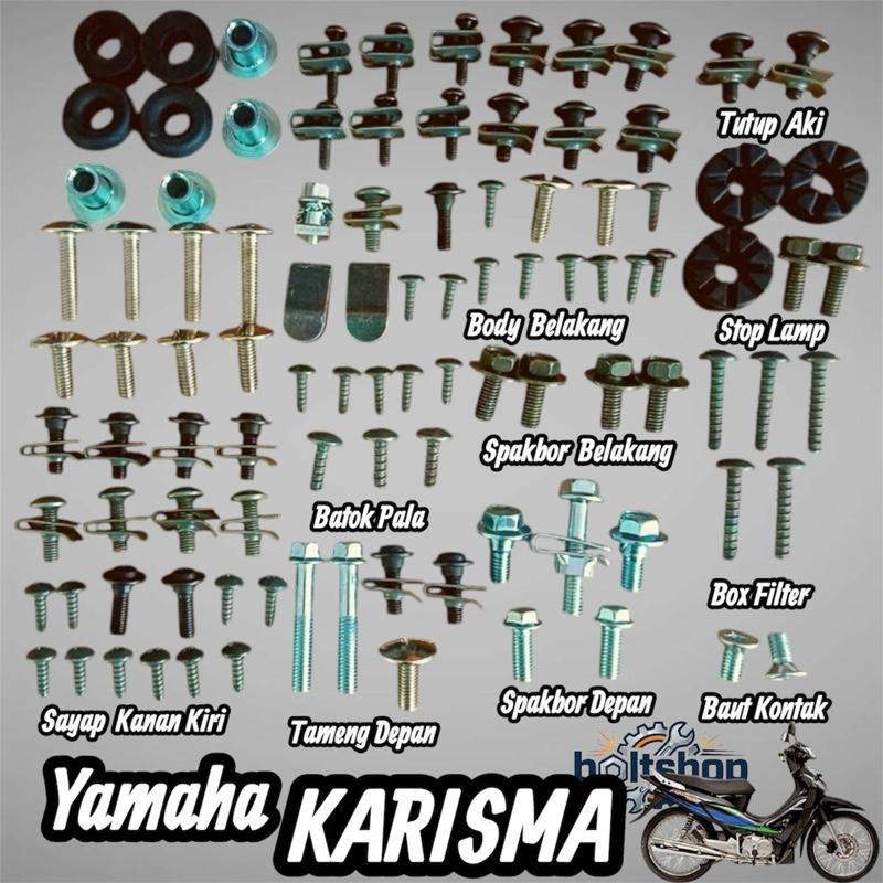 baut Fullset honda karisma Lengkap / baut Fullbody Lengkap Honda karisma - Boltshop