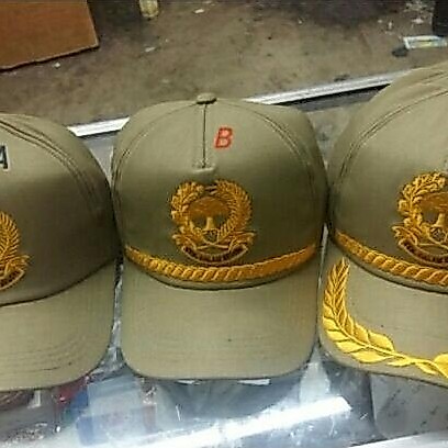 TERLARIS Topi Pns Coklat Standar READY STOCK