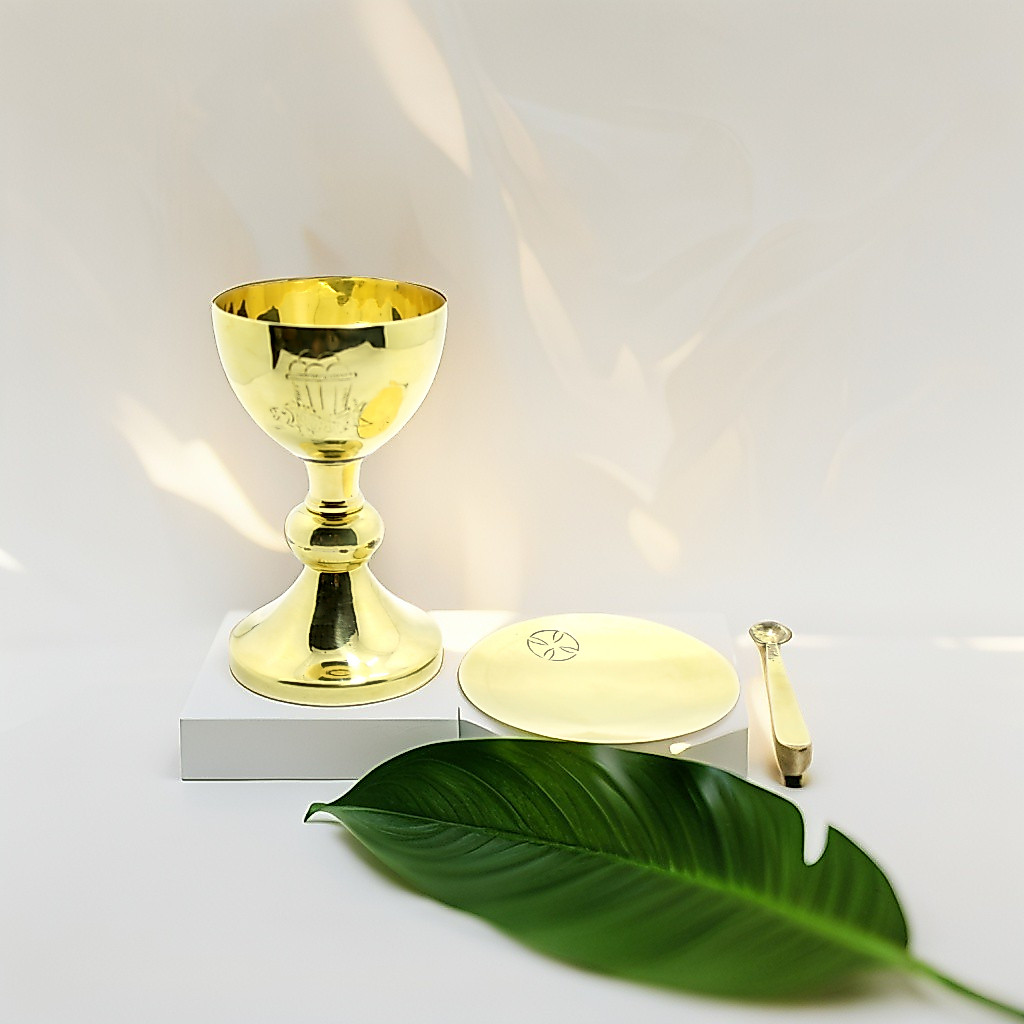 PROMO PIALA PERJAMUAN KATOLIK / PIALA KUNINGAN / PERALATAN MISA KATOLIK DISKON MURAH