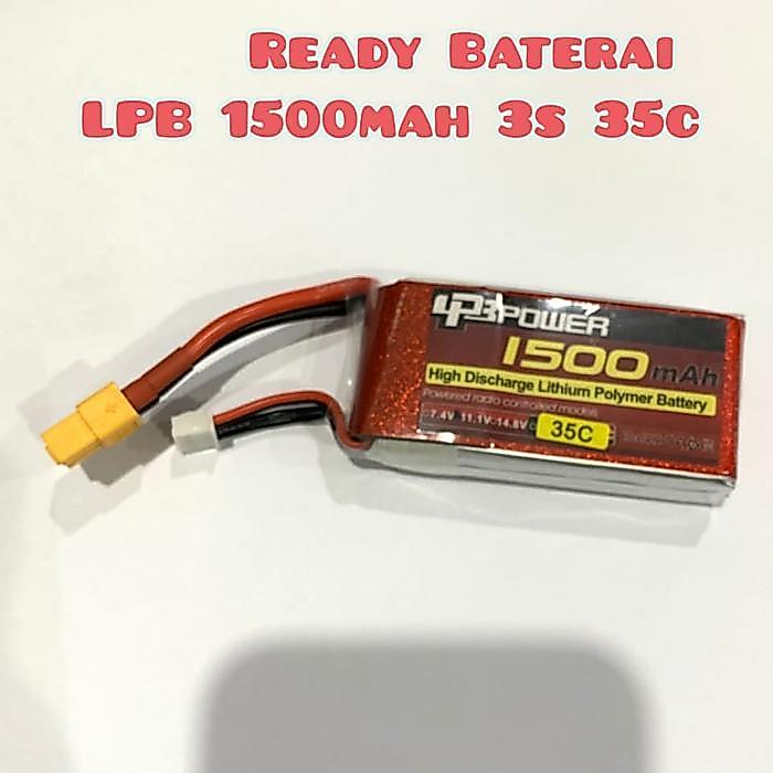 Lipo Battery Baterai LPB 1500mah 3s 35c For RC