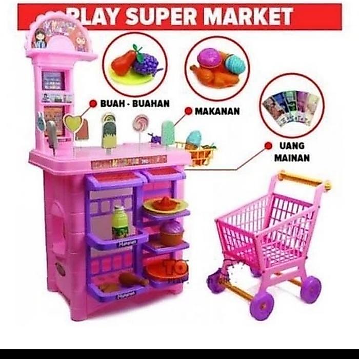 Promo Megamart 140 mainan anak kasir supermarket