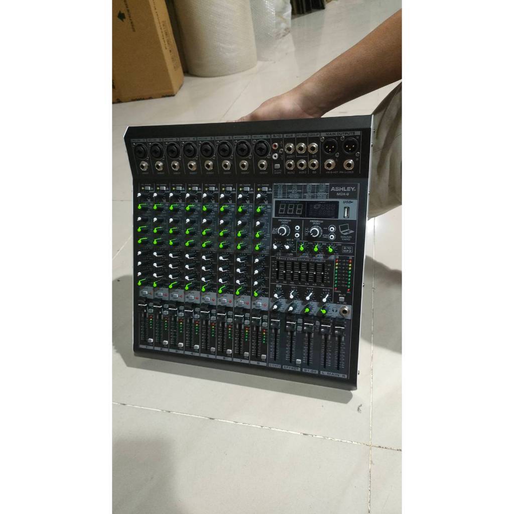 Mixer ashley mdx8 mdx 8 mdx original ashley