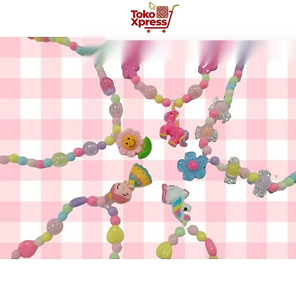 Toko Xpress Kalung Etnik Manik Dengan Motif Karakter Unik Untuk Gaya Santai Casual T Shirt Jeans Tam