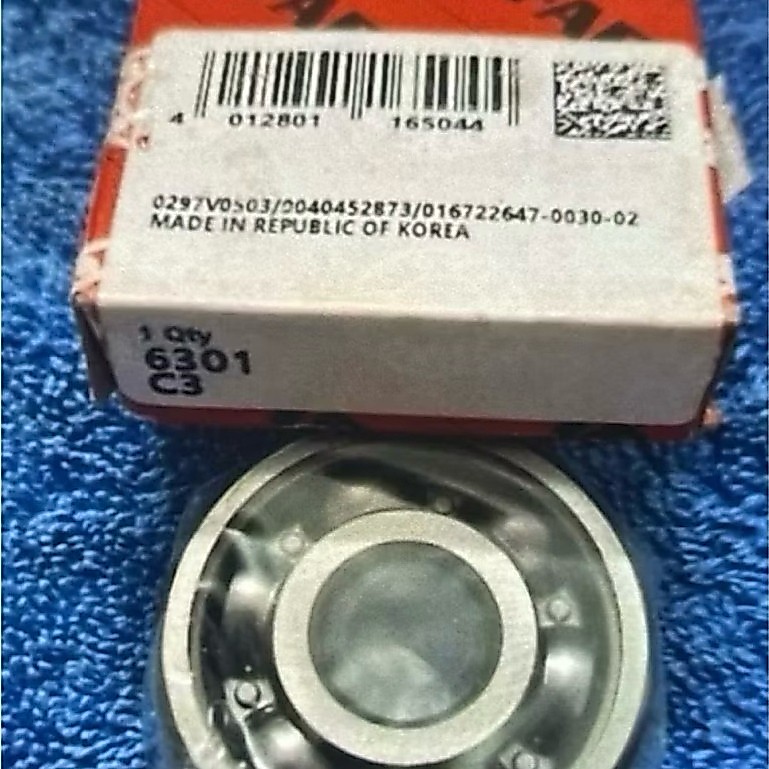 Bearing 6301 / 6301 C3 FAG (minimal pembelian 10pc)