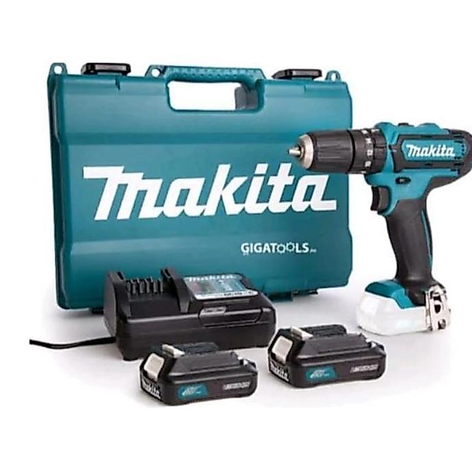 TERBARU - Bor Cordless 12Volt MAKITA HP 333 DWYE ( 2 Batre )
