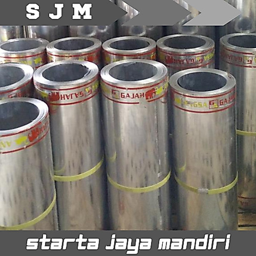 Seng Talang Air Plat 55cm 1 Meter Seng Plat Talang Meteran