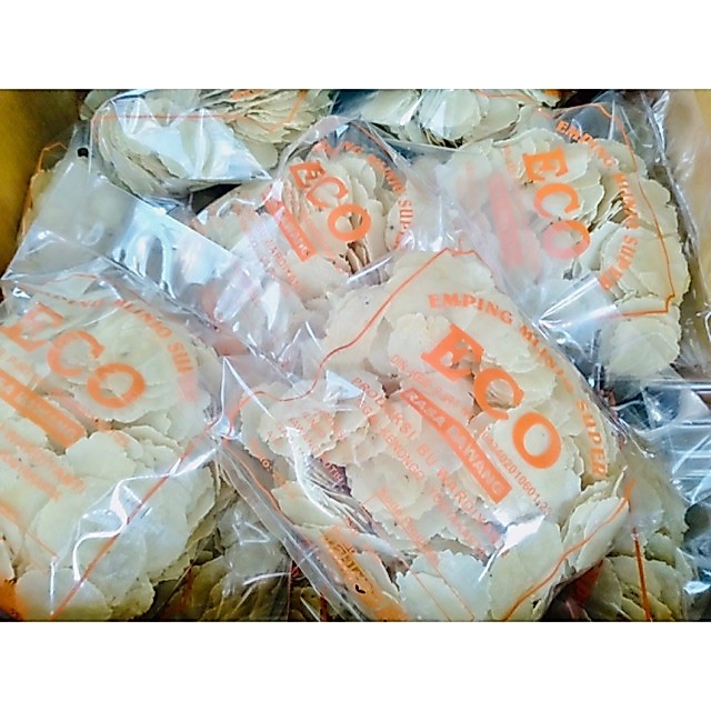 Emping Melinjo / Mlinjo Kualitas Super Rasa Bawang Eco Bu Wardiyanti (mentah) asli Yogyakarta group 