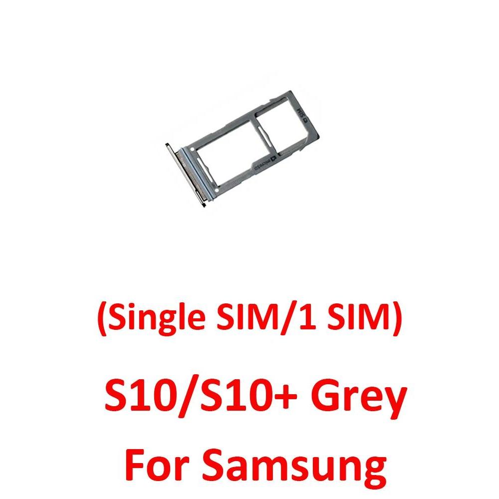10Pcs For Samsung Galaxy S8 S9 S10 S20 S21 Plus Ultra Phone New SIM Tray Micro SD Card Slot Holder P