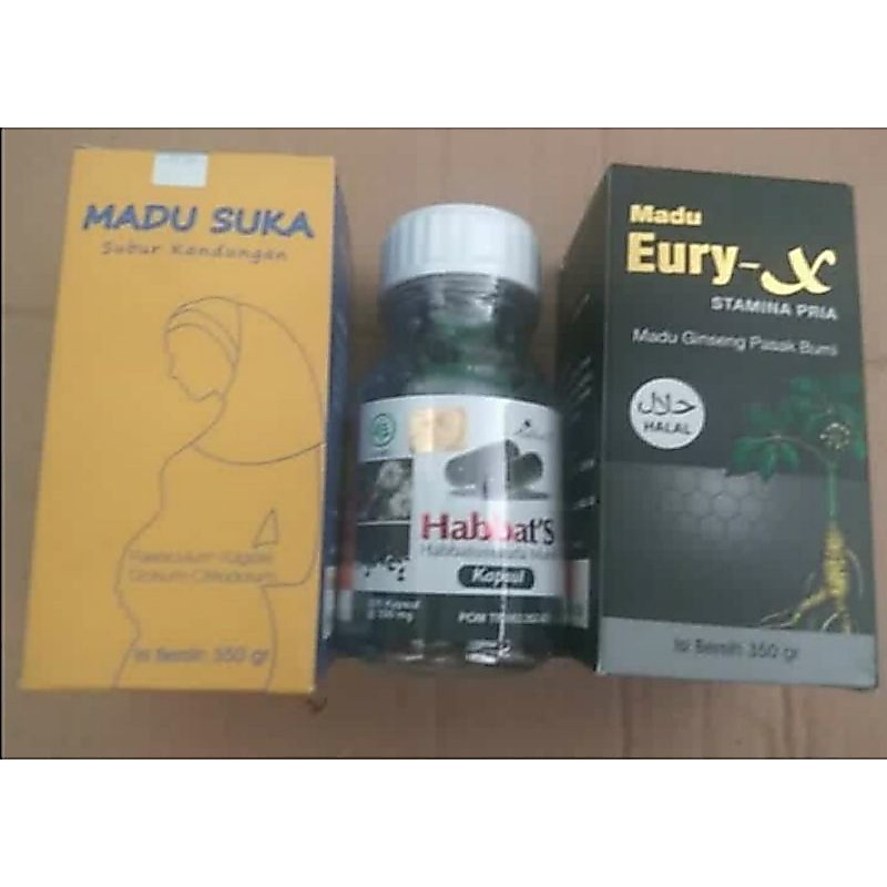 paket promil rekomendasi dr suryo madu suka subur kandungan madu eury x habbatussauda habbats serbuk
