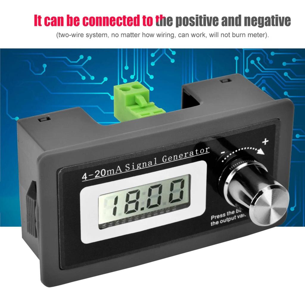 Current Signal Transducer High Accuracy 4-20mA Current Loop Signal Generator Two wire Transducer Tes