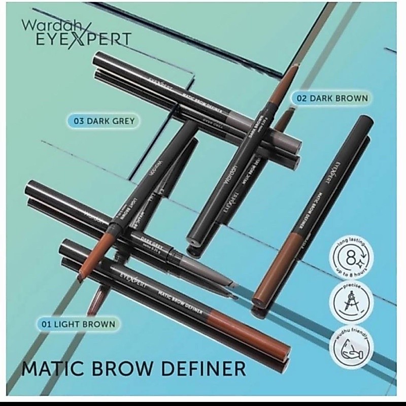 Wardah Expert Matic Brow Definer Eyebrow / Pensil Alis Matic