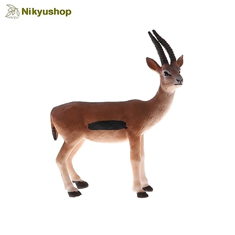 [Nikyushop] Mainan Edukasi Pajangan Koleksi Hewan Binatang Animal Figure Antelope Gazelle