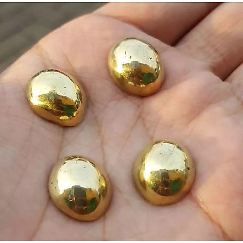 Batu cincin kuningan sari asli batu unik koleksian