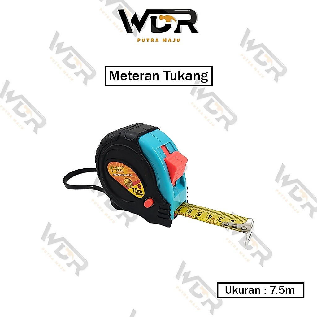 Meteran Karet 3M, 5M & 7.5M | Meteran Karet Bangunan 3M, 5M & 7.5M