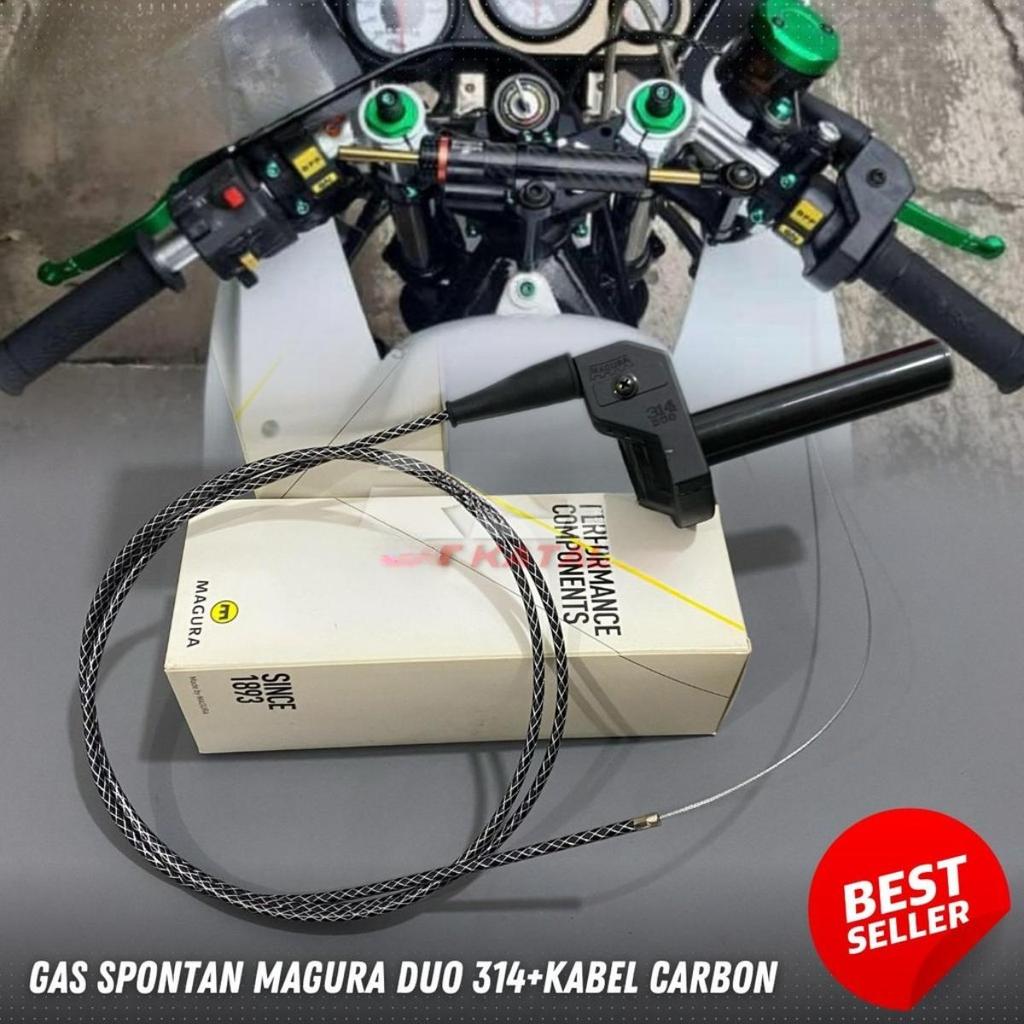 Gas Spontan Magura 314 313 Original Germany Universal Motor Racing RX King Ninja KLX