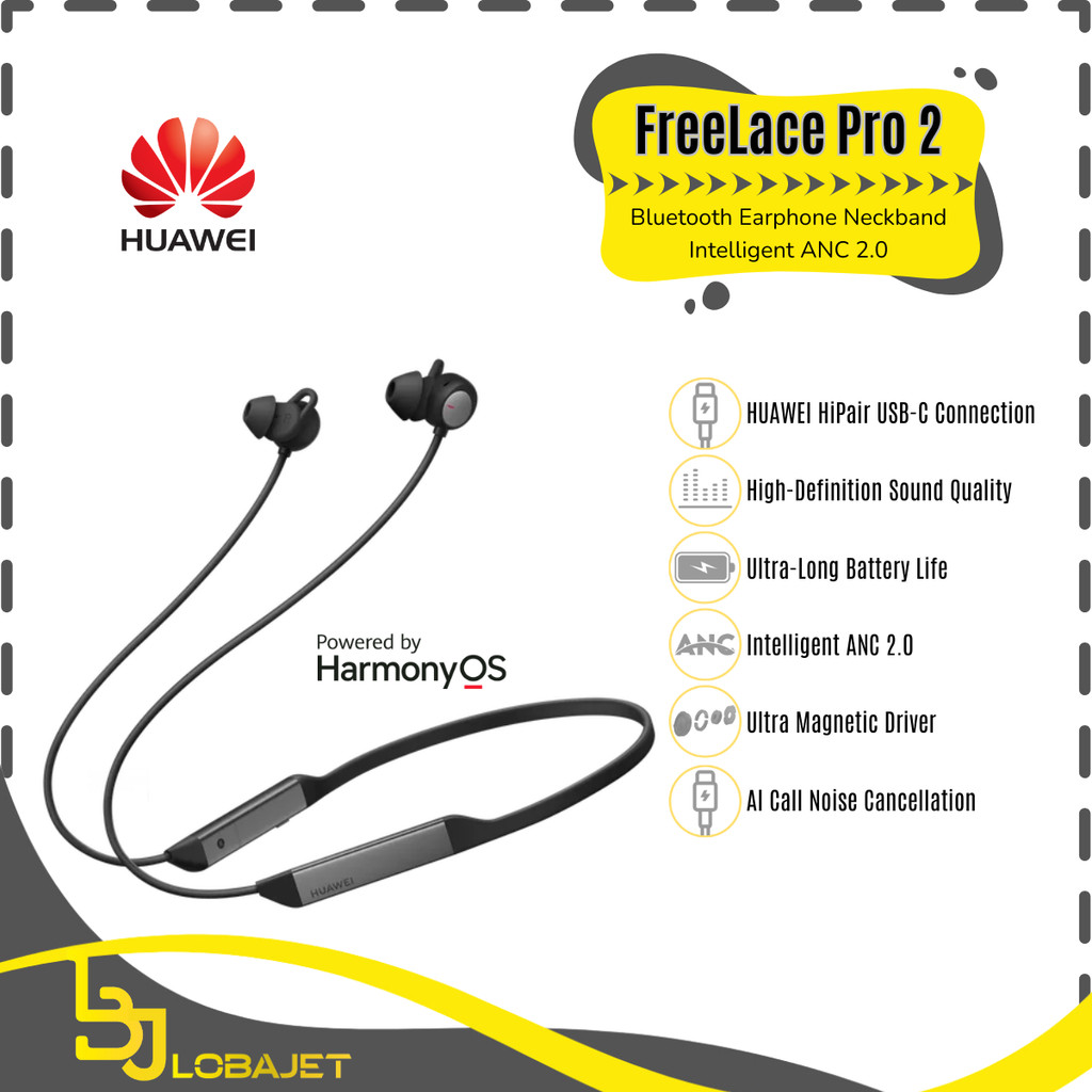 HUAWEI FreeLace Pro 2 -Bluetooth Earphone Neckband Intelligent ANC 2.0