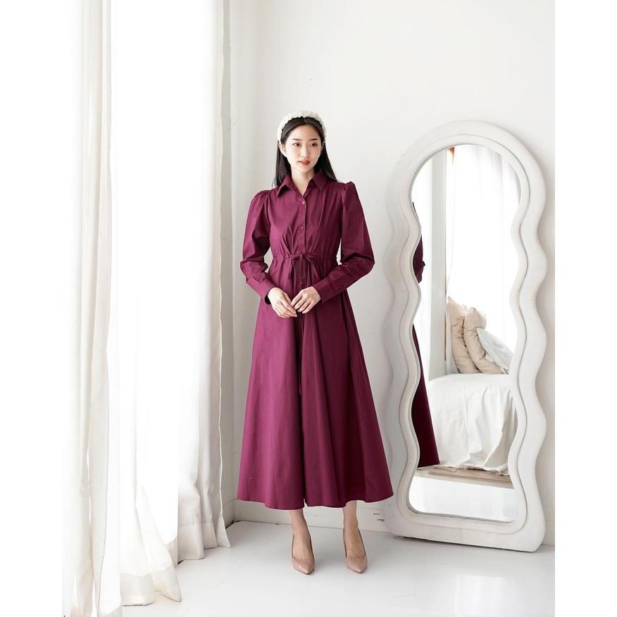 Promo Best Dakota Dress / Dress Midi Wanita / Dress Panjang Wanita / Gaun Formal Casual Wanita / Dre