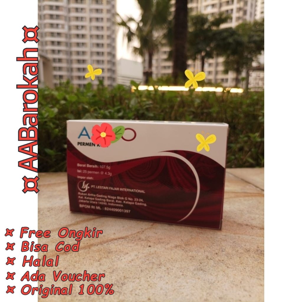 Permen Kesehatan Permen Energi Dan Stamina Akiioo Candy Original 25 pcs