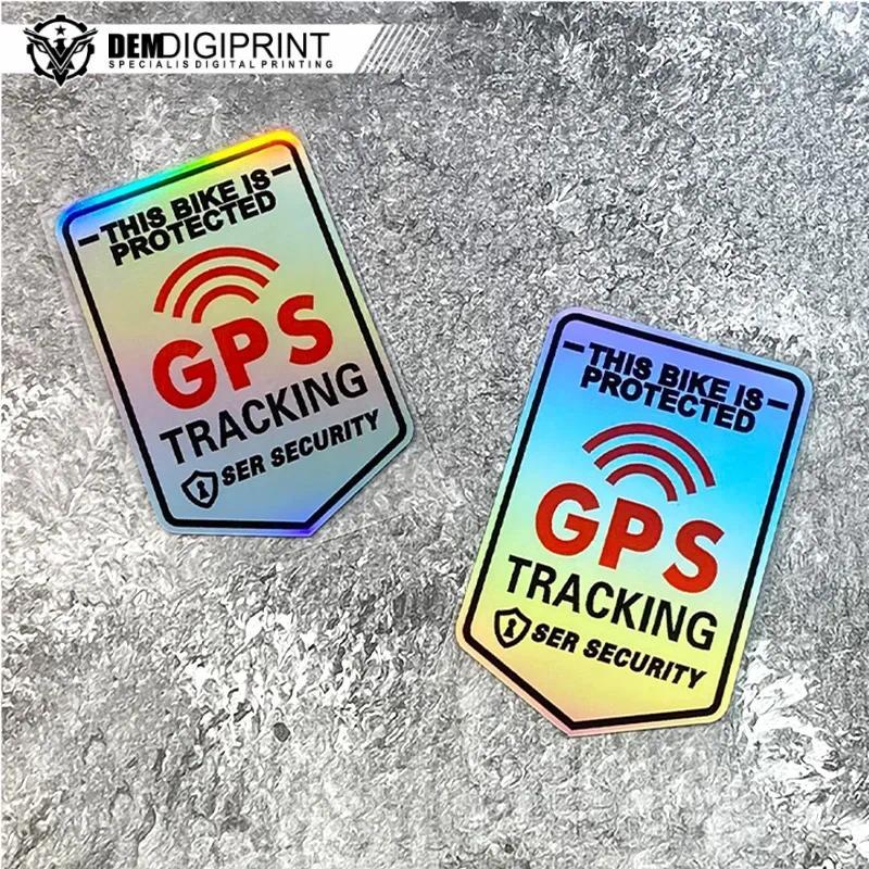 1 Buah Stiker Sepeda Reflektif Laser Pelacak GPS Tahan Air untuk Rangka Sepeda Balap, Stiker Vinyl u