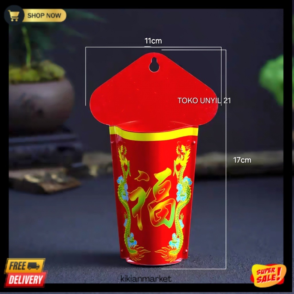 KKM Seng Thi Kong (Tempat Tancap Hio/Dupa) Stik Merah Besar