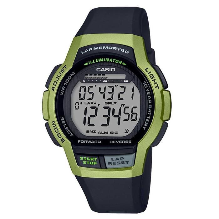 CASIO WS-1000H-3AVDF - Jam Tangan Pria Digital Hijau - WS1000H