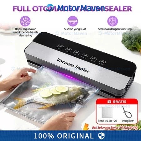 6 In 1 Alat Vakum Makanan Sealer 30cm alat vakum makanan vacuum sealer vakum makanan vacum makanan b