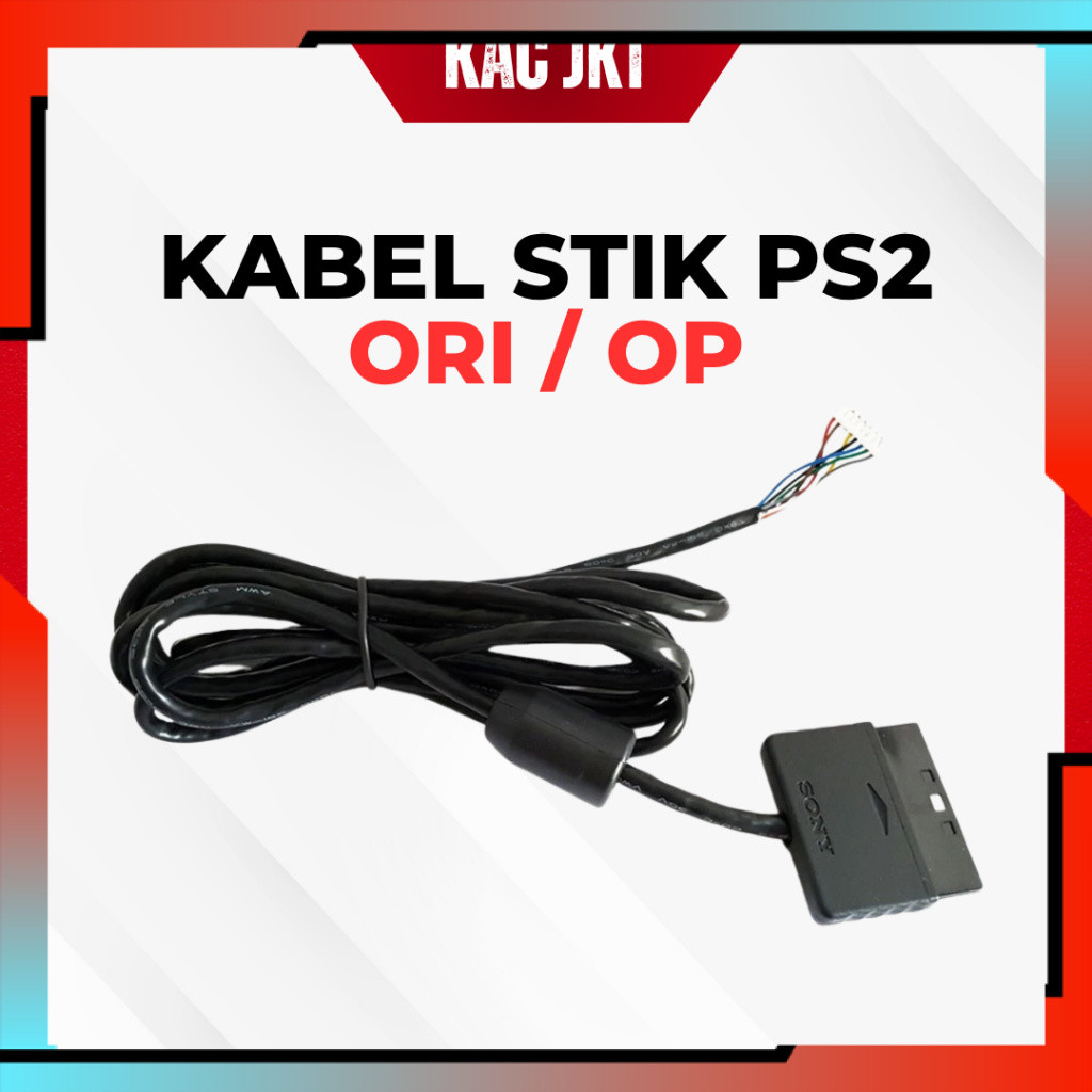 Ready Kabel Stik Ps2 Ori Kabel Stick Ps2 Original Kabel Stik Ps2 Op Socket Soket Kabel Original Ps2 