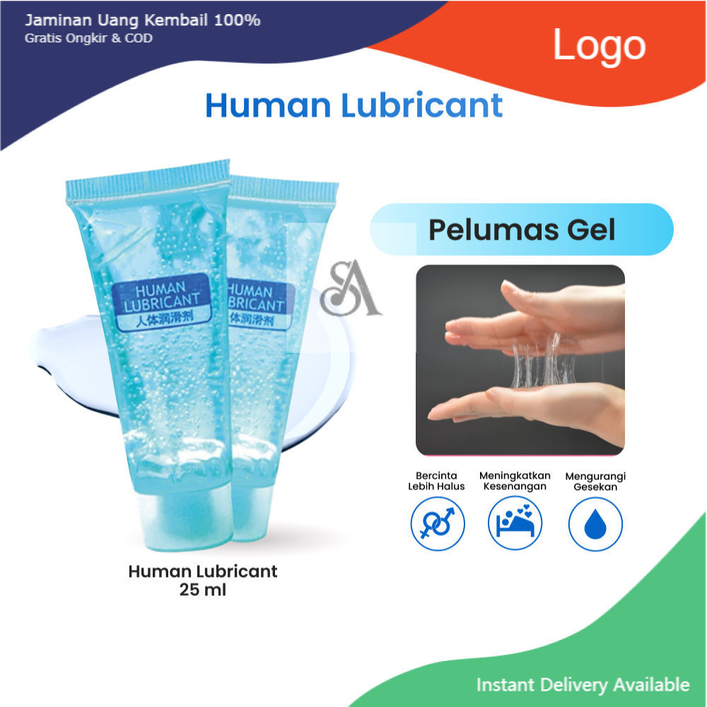 Lubricant Human gel  Minyak Pijat Herbal Alami Pereda Nyeri 25ml Privasi Aman [ Bisa Cod] * kumbarai