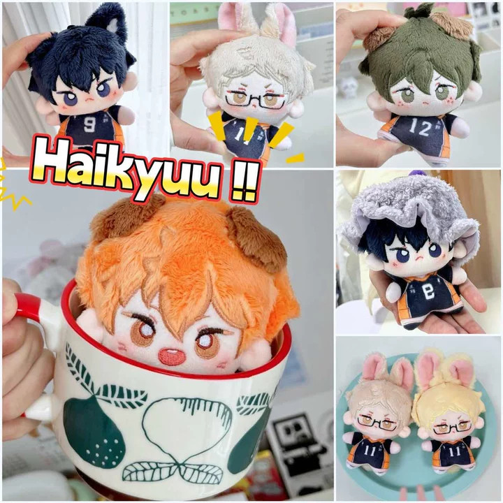 Haikyuu Kei Tsukishima Hinata Shoyo Tobio Kageyama Tadashi Yamaguchi Plush Doll Stuffed Toys Plushie