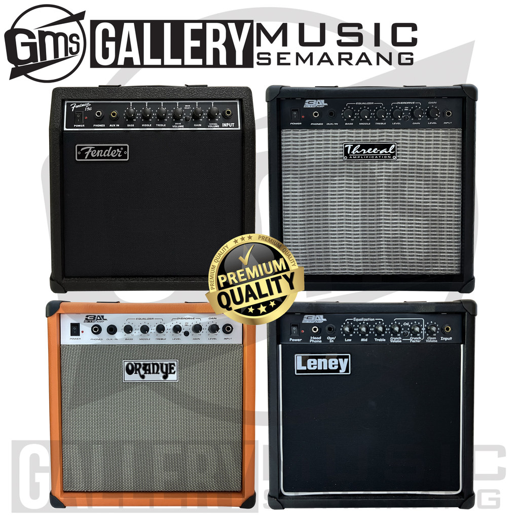 Ampli Gitar Bass Keyboard Speaker 8" inch Amplifier Gitar Clean dan Distorsi Effect Amply Gitar