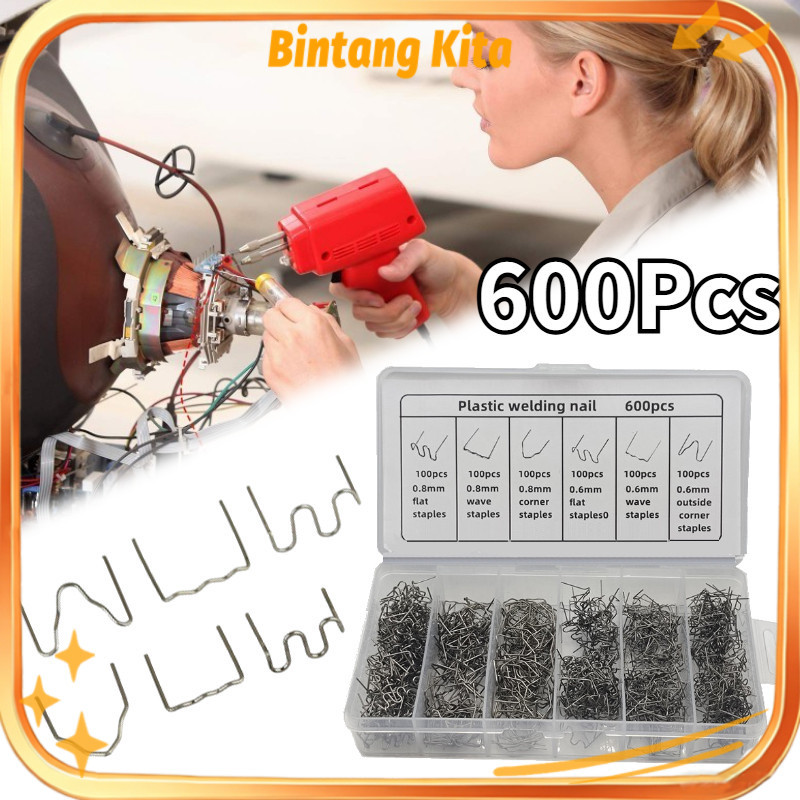 Kawat Las Plastik Bumper Isi 600 Kawat Las Tembak Plastik Refill Staples Welding Refill Las Plastik