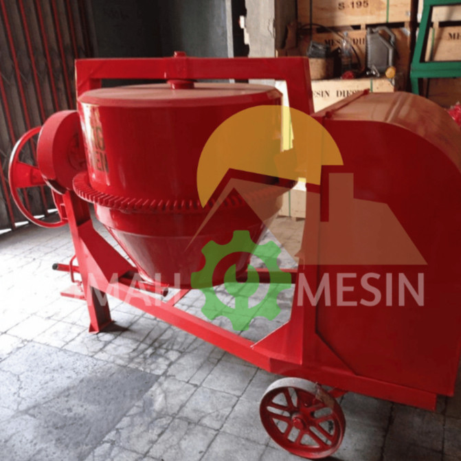 SUPER PROMO 6.6 Molen Beton Molen Cor Mesin Aduk Cor Concrete Mixer Kapasitas 50kg Murah