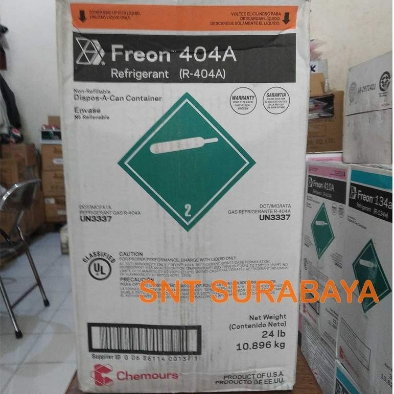 Freon AC R404 Sanghai / Freon chemours duppont R404 Sanghai