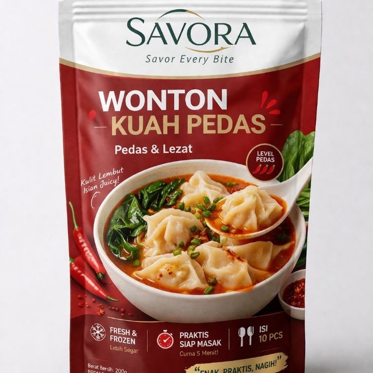 wonton kuah pedas