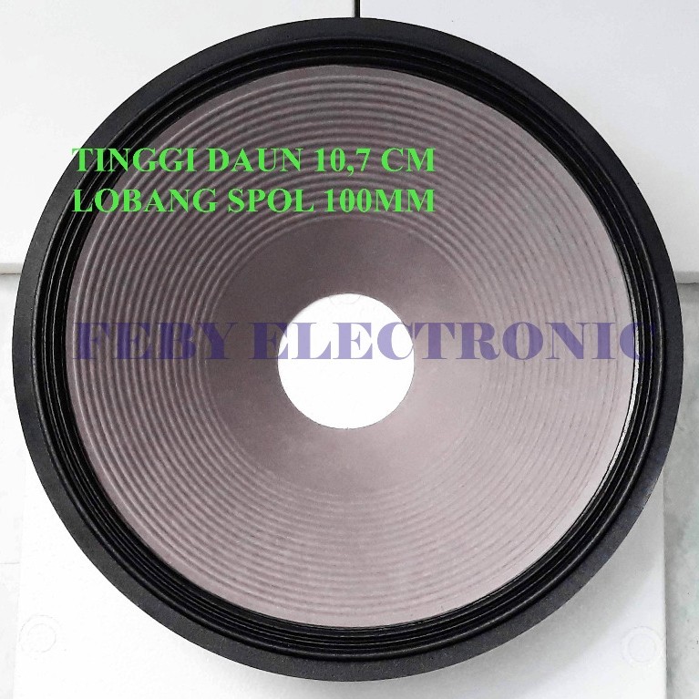 DAUN SPEAKER 18 INCH JBL LOBANG 100MM DAUN 18" IN