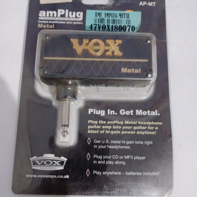 Vox Amplug metal.Headphone Ampli Gitar