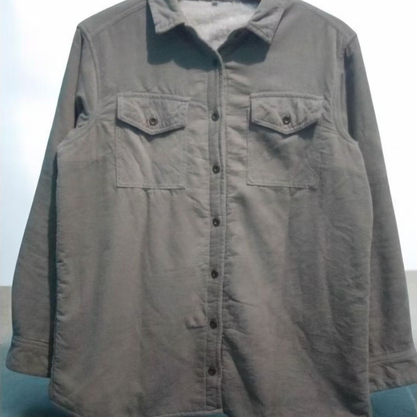 Flanel Jacket Corduroy Sherpa (L)