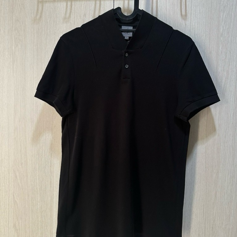 CK Men Polo Kaos Polo Pria - Hitam (Used)