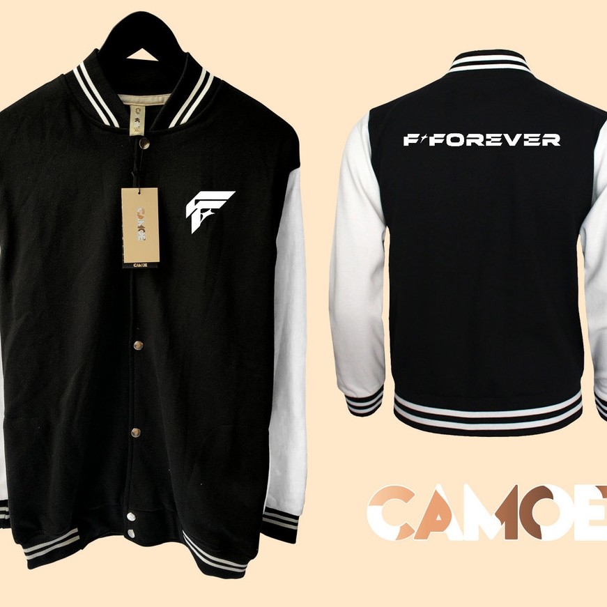 Jaket Baseball Varsity F4 F Forever Jakarta Indonesia Concert Music
