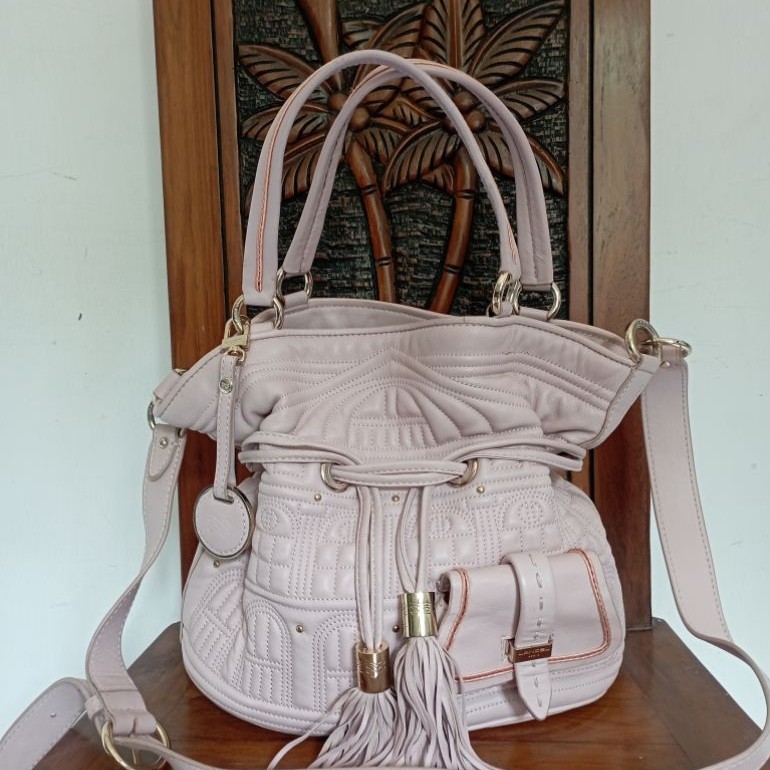 Lancel Sling serut kulit asli limited edition