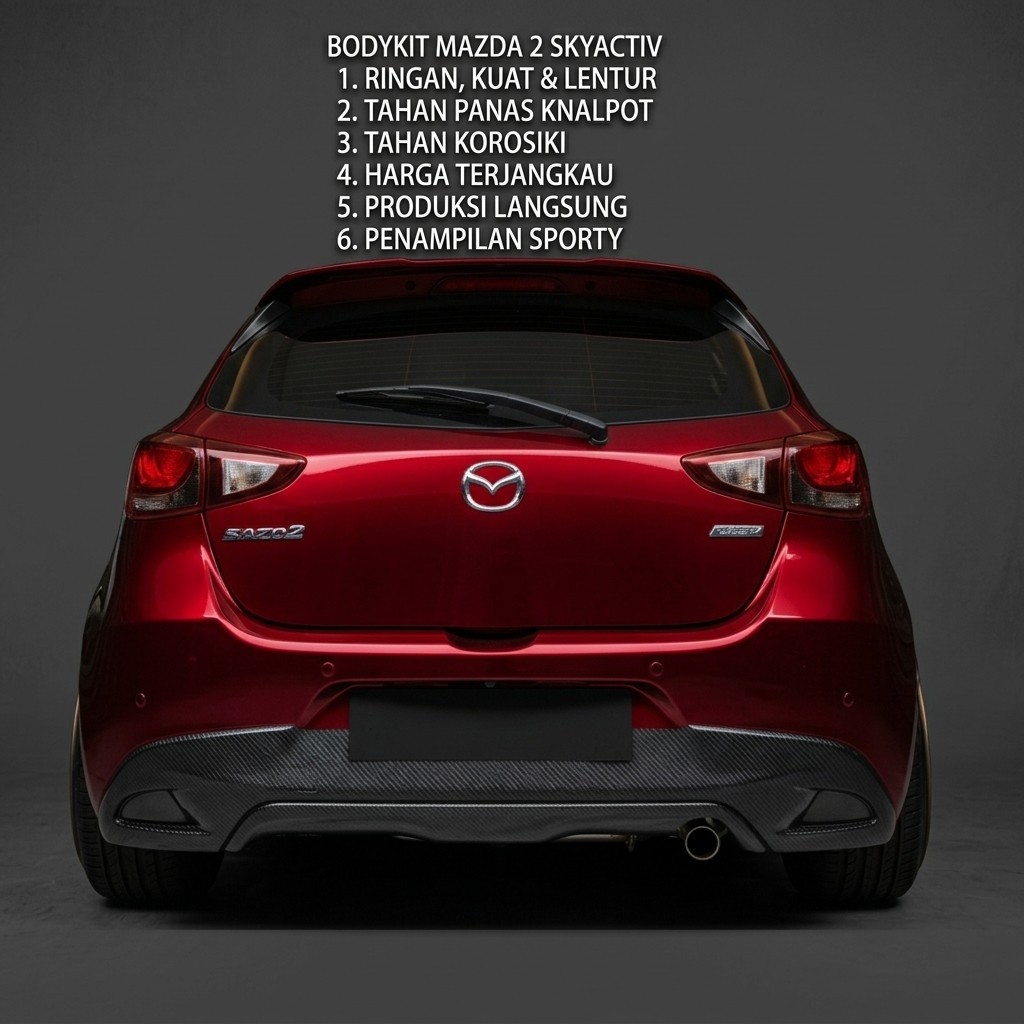 Bodykit mazda 2 skyaktif bodykit mazda 2 KUAT RINGAN LENTUR