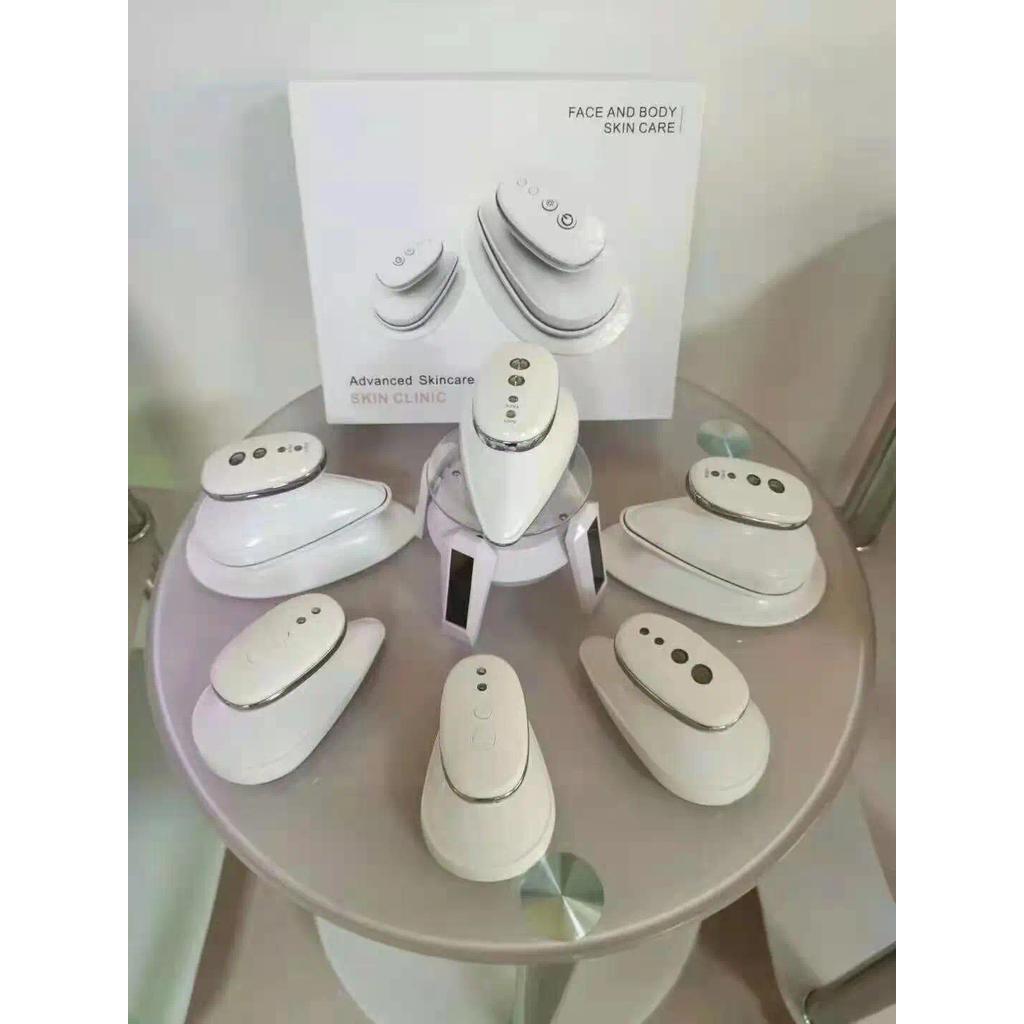 Portable Skin Iron Face Massager Microcurrent Bio Lift Vibration Red Infrared Beauty Apparatus