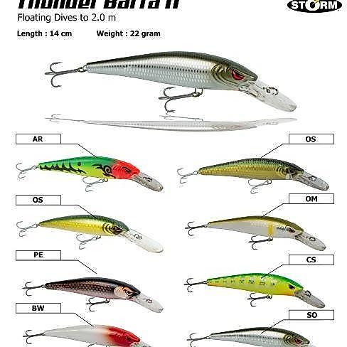 Umpan Storm Thunder Barra 11 Cm
